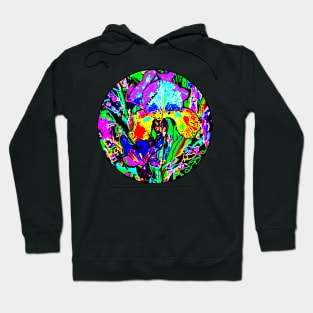 Two Irises Photograph Digital Var 3 Hoodie